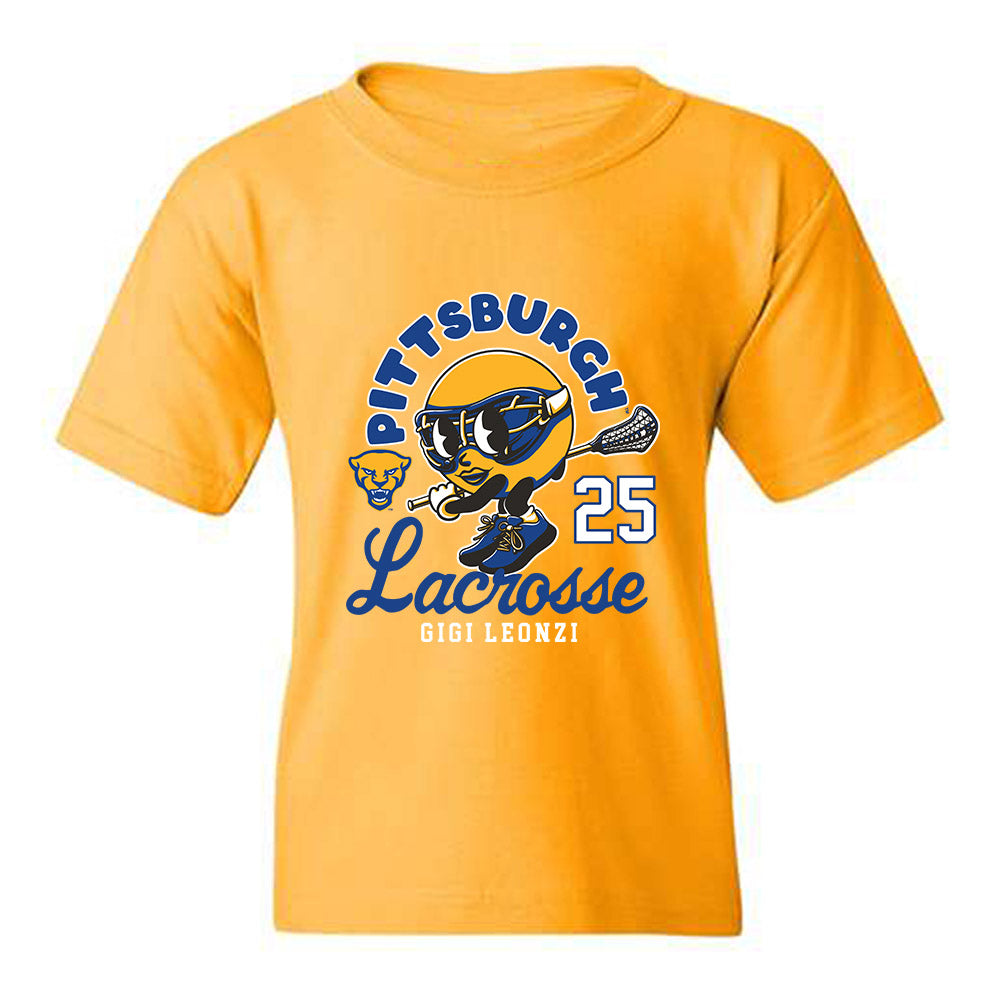 Pittsburgh - NCAA Women's Lacrosse : Gigi Leonzi - Fashion Shersey Youth T-Shirt-0