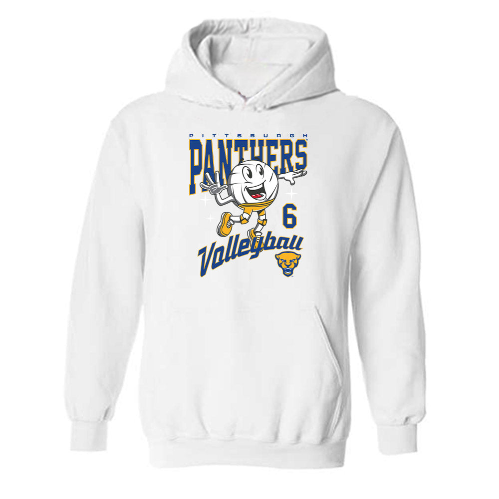 Pittsburgh - NCAA Women's Volleyball : Sophia Gregoire - Hooded Sweatshirt-0