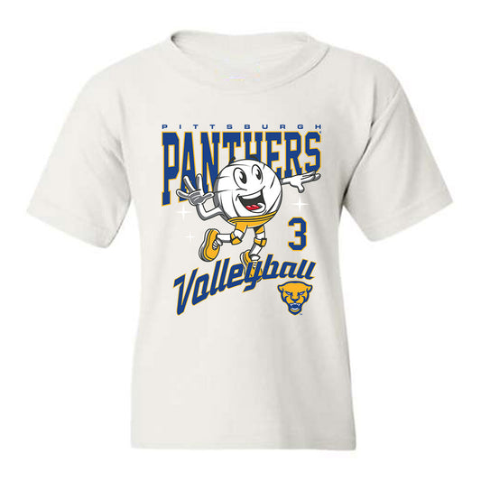 Pittsburgh - NCAA Women's Volleyball : Catherine Flood - Youth T-Shirt