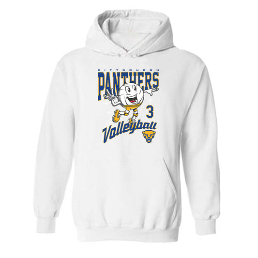Pittsburgh - NCAA Women's Volleyball : Emery Dupes - Hooded Sweatshirt-0