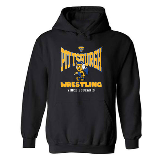 Pittsburgh - NCAA Wrestling : Vince Bouzakis - Fashion Shersey Hooded Sweatshirt-0