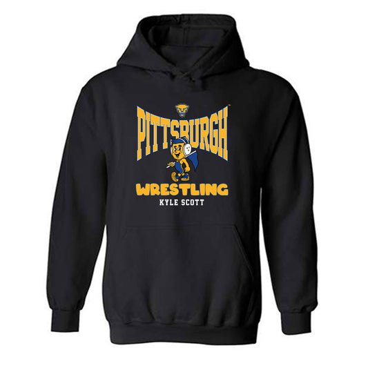 Pittsburgh - NCAA Wrestling : Kyle Scott - Fashion Shersey Hooded Sweatshirt-0