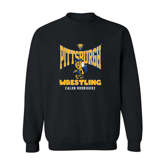 Pittsburgh - NCAA Wrestling : Caleb Rodriguez - Fashion Shersey Crewneck Sweatshirt-0