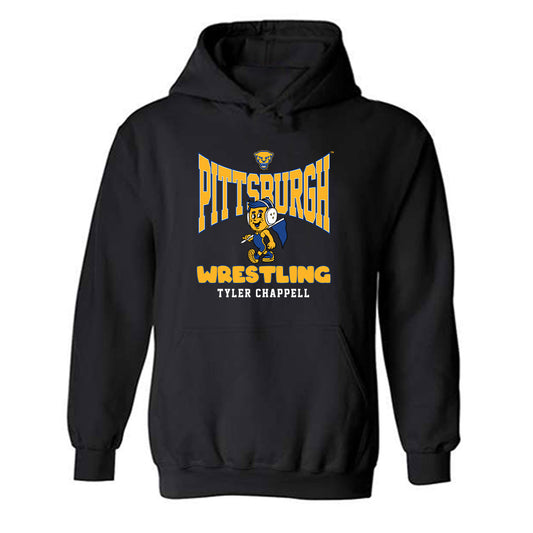 Pittsburgh - NCAA Wrestling : Tyler Chappell - Fashion Shersey Hooded Sweatshirt-0