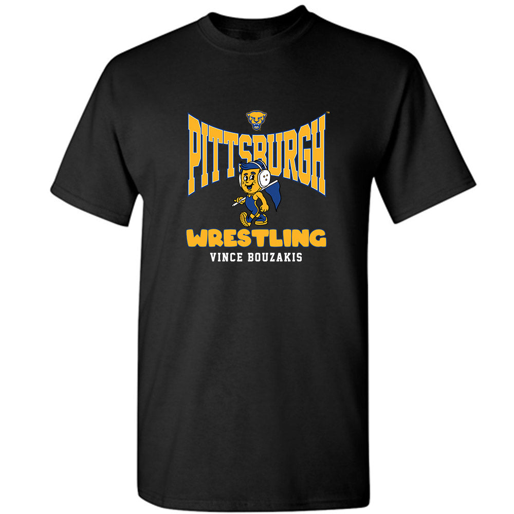 Pittsburgh - NCAA Wrestling : Vince Bouzakis - Fashion Shersey T-Shirt-0