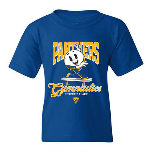 Pittsburgh - NCAA Women's Gymnastics : McKenzie Clark - Fashion Shersey Youth T-Shirt-0
