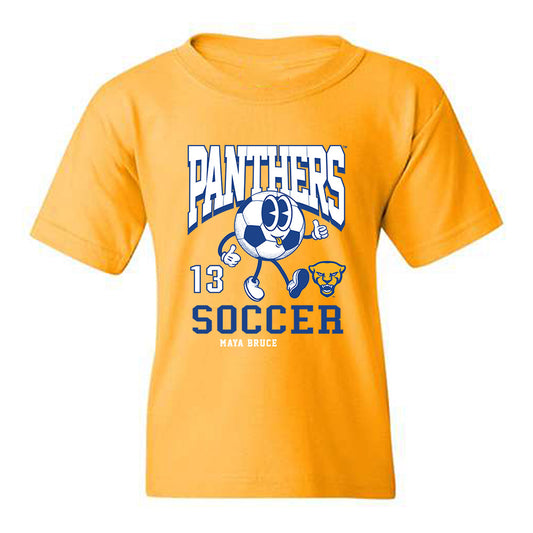 Pittsburgh - NCAA Women's Soccer : Maya Bruce - Fashion Shersey Youth T-Shirt-0