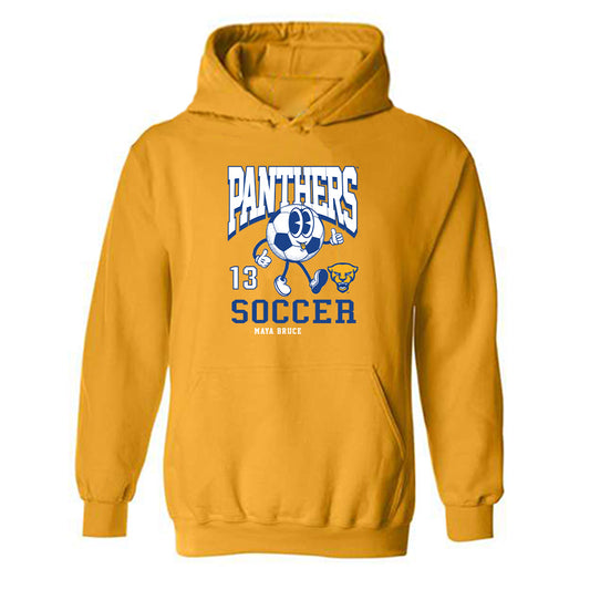 Pittsburgh - NCAA Women's Soccer : Maya Bruce - Fashion Shersey Hooded Sweatshirt-0