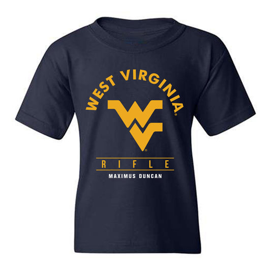 West Virginia - NCAA Rifle : Maximus Duncan - Fashion Shersey Youth T-Shirt-0
