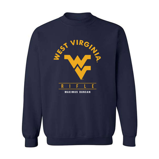 West Virginia - NCAA Rifle : Maximus Duncan - Fashion Shersey Crewneck Sweatshirt-0