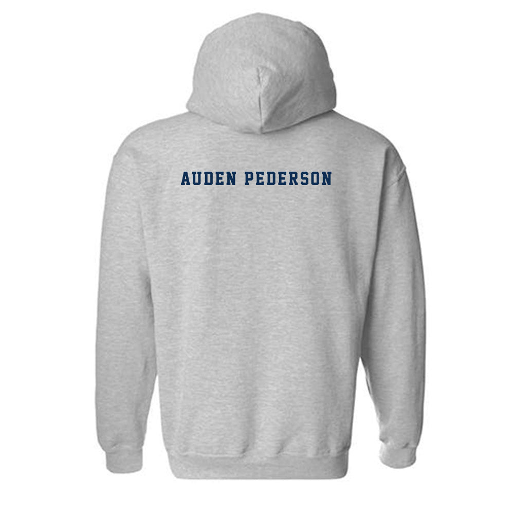West Virginia - NCAA Women's Gymnastics : Auden Pederson - Fashion Shersey Hooded Sweatshirt-1