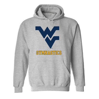 West Virginia - NCAA Women's Gymnastics : Sophia Rice - Fashion Shersey Hooded Sweatshirt-0