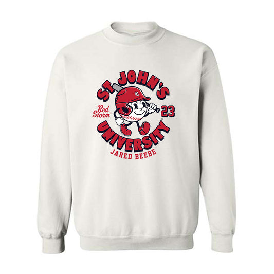 St. Johns - NCAA Baseball : Jared Beebe - Fashion Shersey Crewneck Sweatshirt