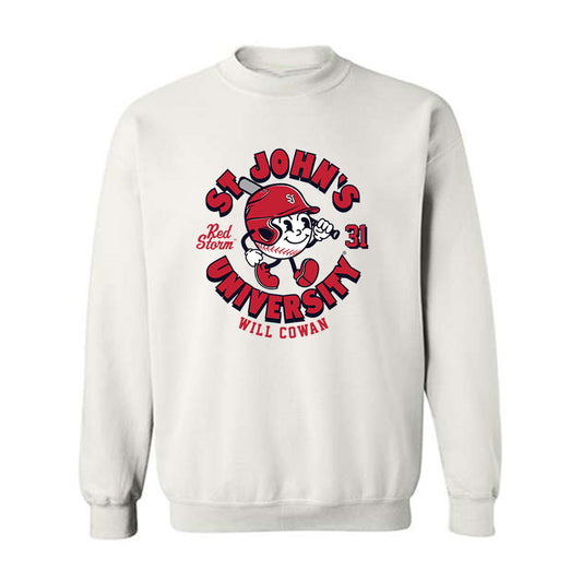 St. Johns - NCAA Baseball : Will Cowan - Fashion Shersey Crewneck Sweatshirt-0