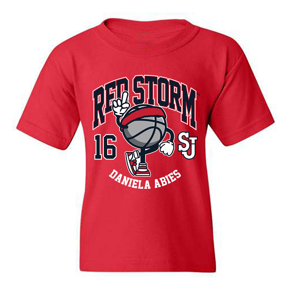 St. Johns - NCAA Women's Basketball : Daniela Abies - Fashion Shersey Youth T-Shirt-0