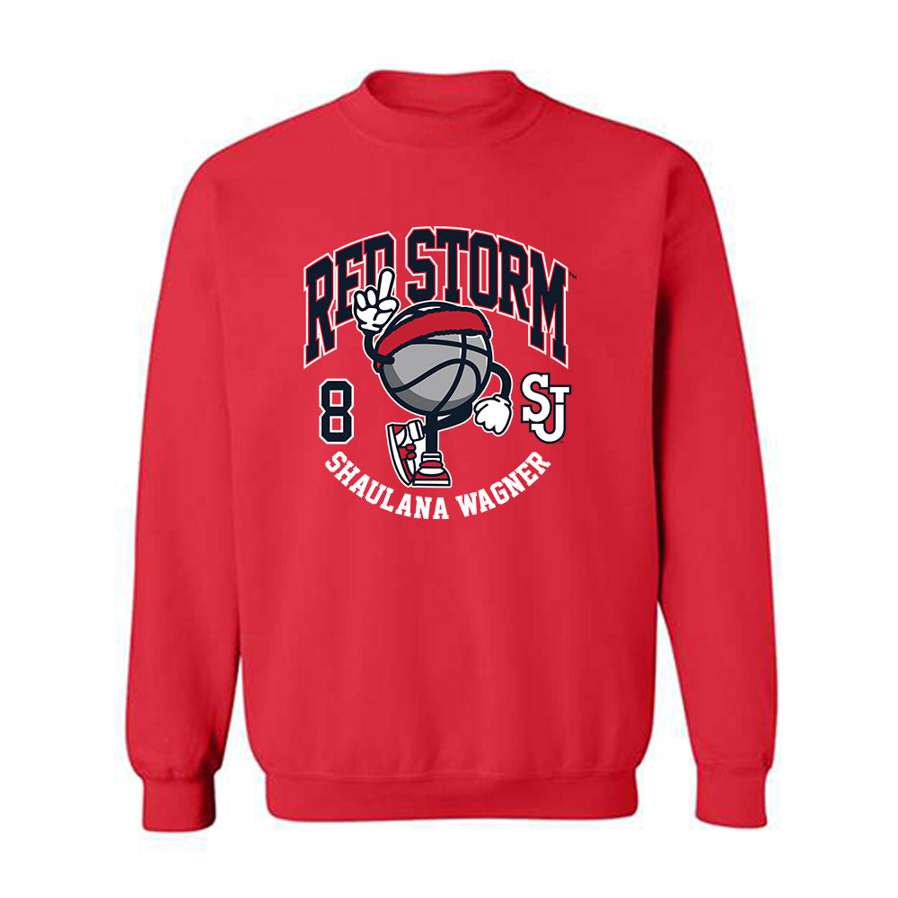 St. Johns - NCAA Women's Basketball : Shaulana Wagner - Fashion Shersey Crewneck Sweatshirt-0