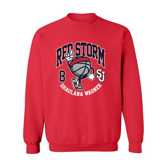 St. Johns - NCAA Women's Basketball : Shaulana Wagner - Fashion Shersey Crewneck Sweatshirt-0