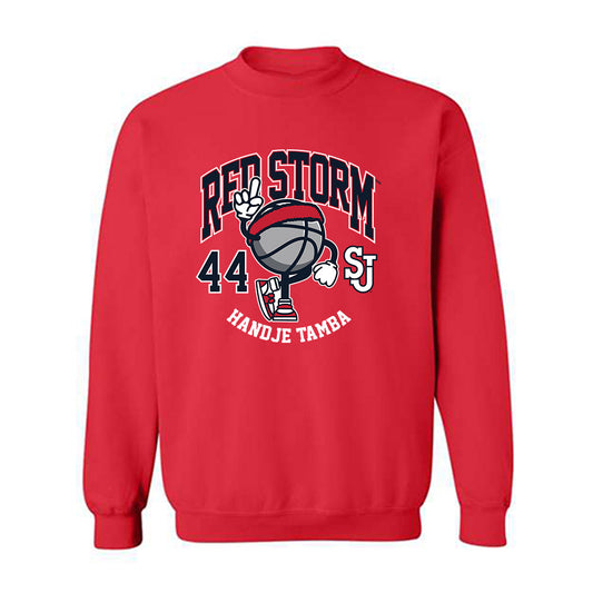 St. Johns - NCAA Men's Basketball : Handje Tamba - Fashion Shersey Crewneck Sweatshirt-0