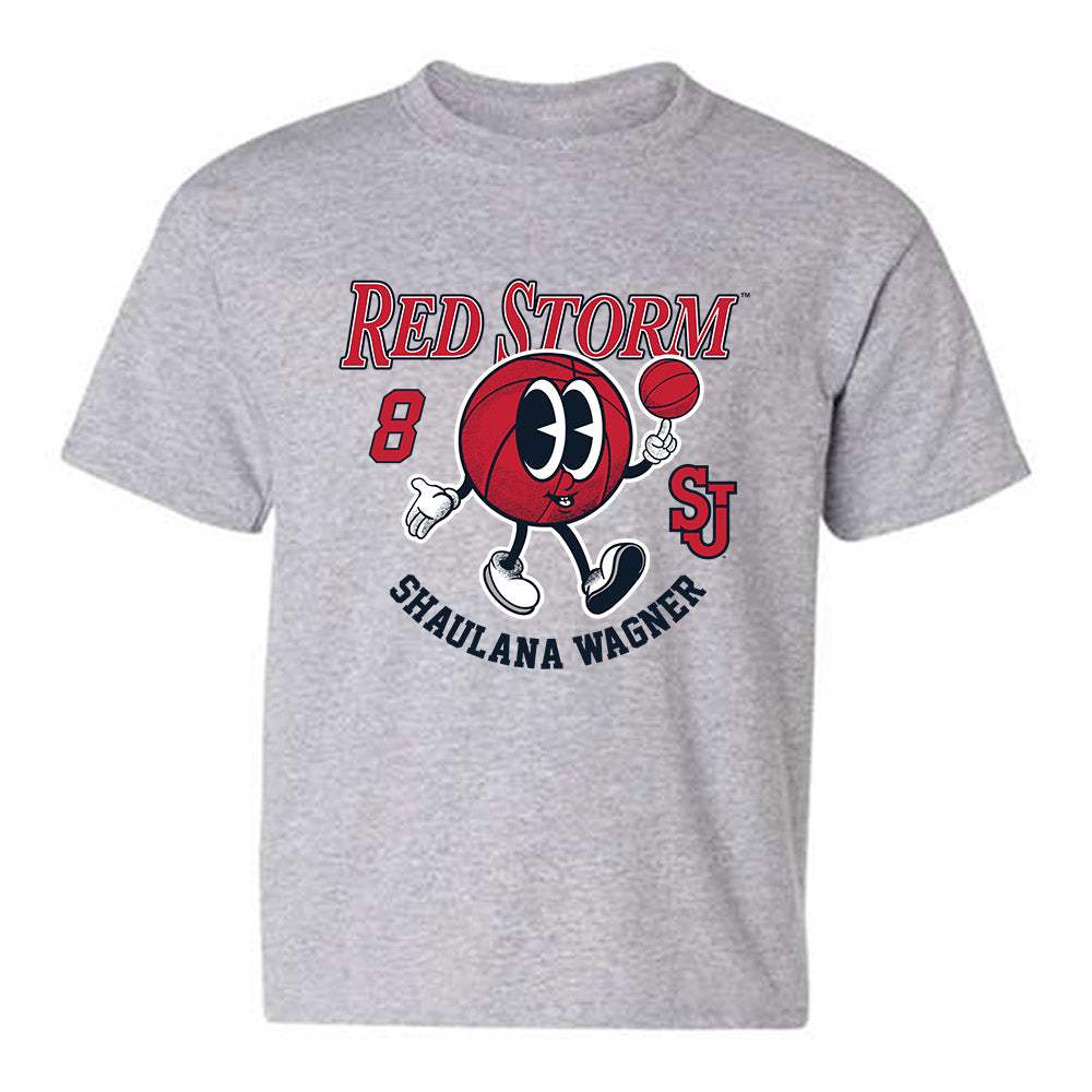 St. Johns - NCAA Women's Basketball : Shaulana Wagner - Fashion Shersey Youth T-Shirt-0