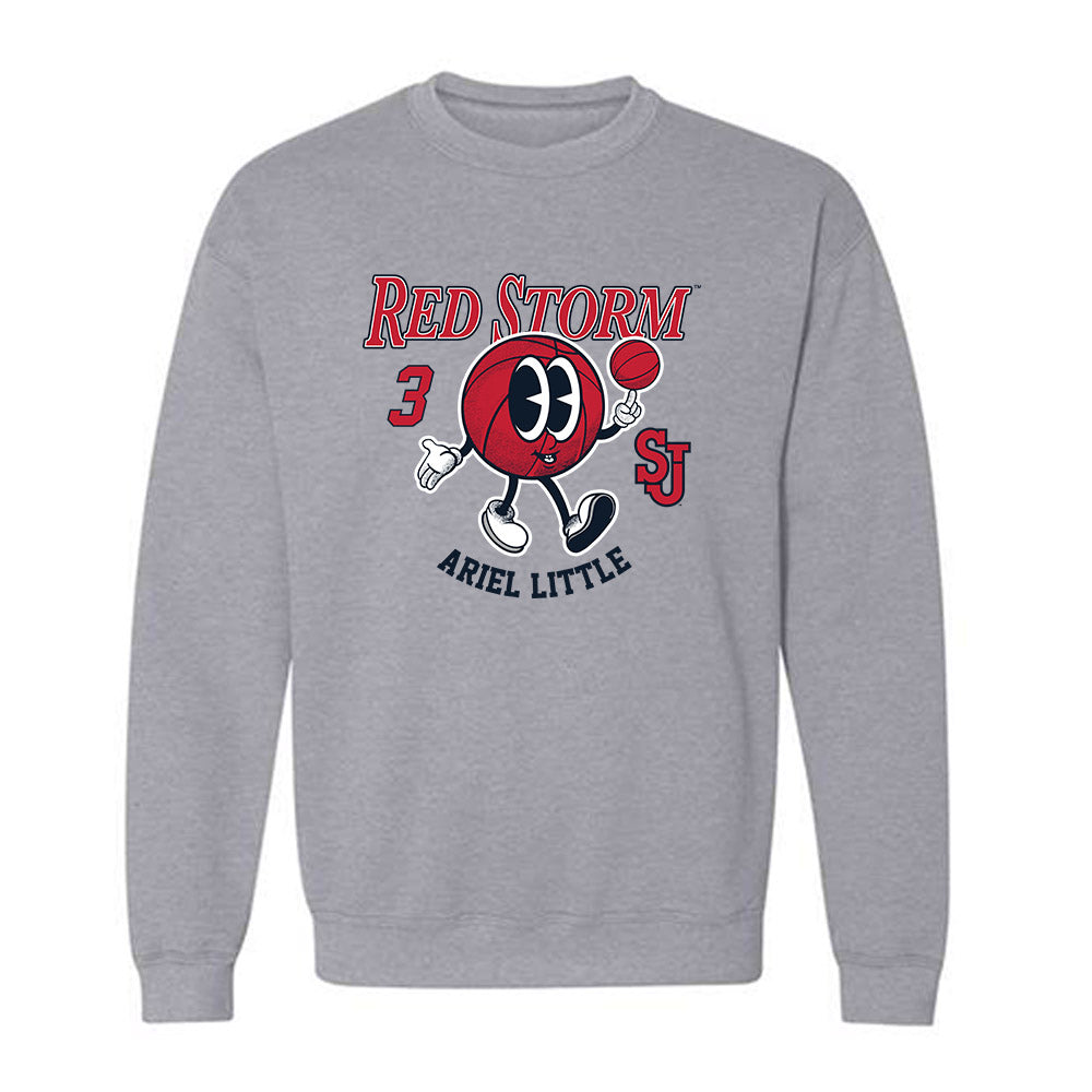 St. Johns - NCAA Women's Basketball : Ariel Little - Fashion Shersey Crewneck Sweatshirt-0