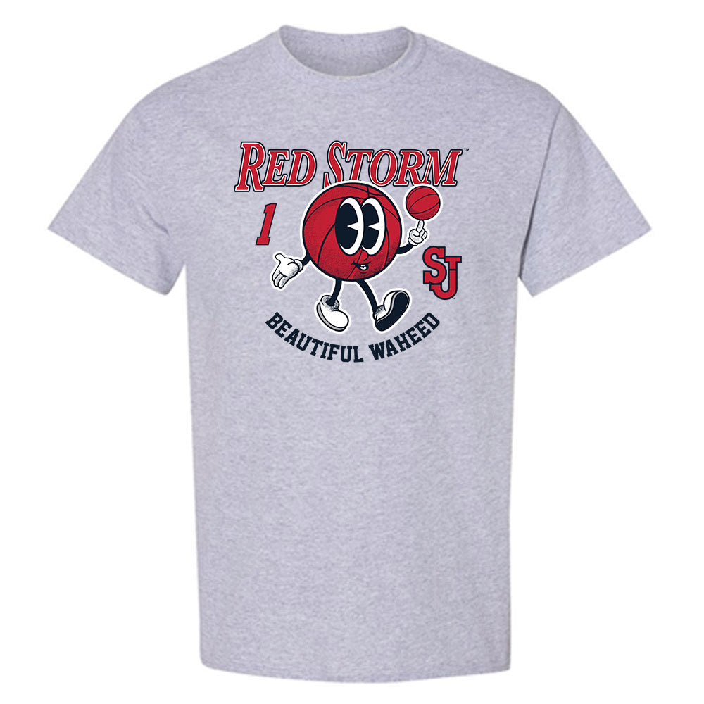 St. Johns - NCAA Women's Basketball : Beautiful Waheed - Fashion Shersey T-Shirt-0