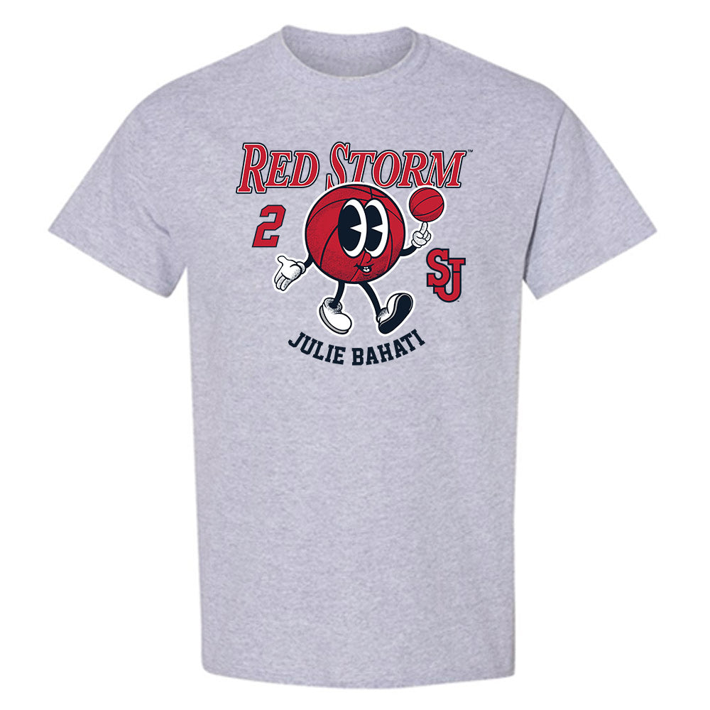 St. Johns - NCAA Women's Basketball : Julie Bahati - Fashion Shersey T-Shirt-0