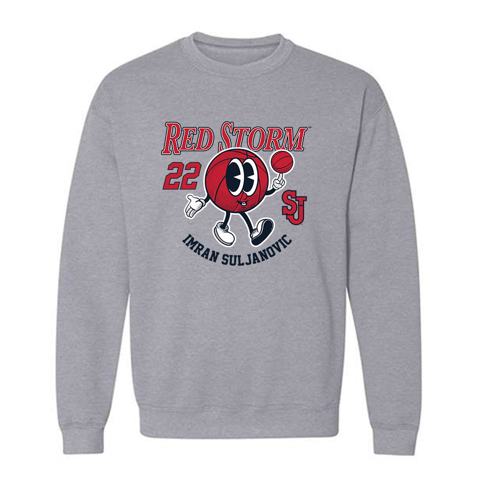 St. Johns - NCAA Men's Basketball : Imran Suljanovic - Fashion Shersey Crewneck Sweatshirt-0