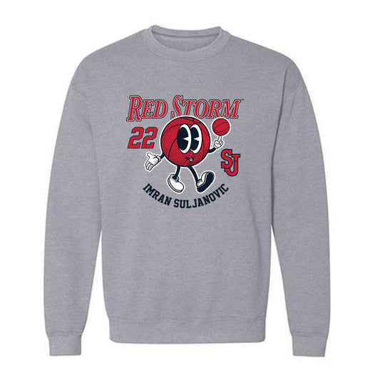 St. Johns - NCAA Men's Basketball : Imran Suljanovic - Fashion Shersey Crewneck Sweatshirt-0