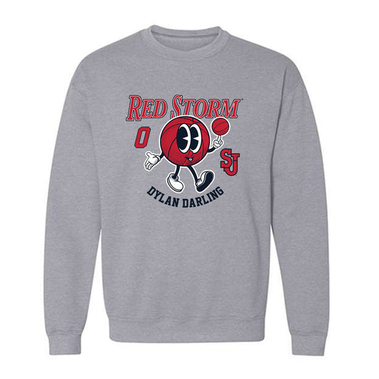 St. Johns - NCAA Men's Basketball : Dylan Darling - Fashion Shersey Crewneck Sweatshirt-0