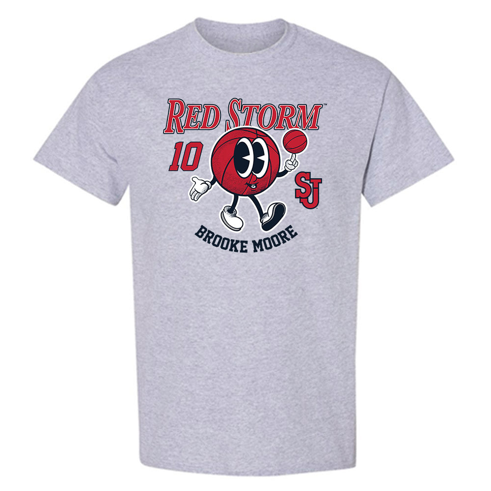 St. Johns - NCAA Women's Basketball : Brooke Moore - Fashion Shersey T-Shirt-0