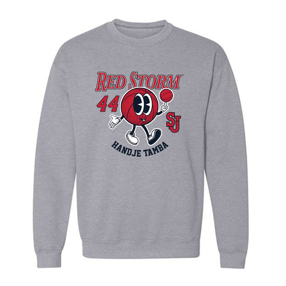 St. Johns - NCAA Men's Basketball : Handje Tamba - Fashion Shersey Crewneck Sweatshirt-0