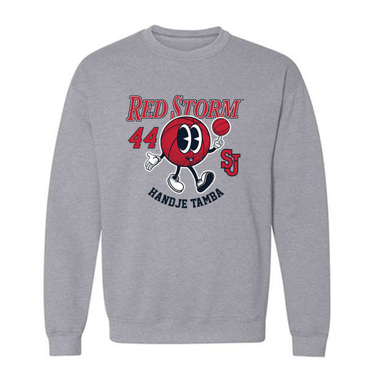 St. Johns - NCAA Men's Basketball : Handje Tamba - Fashion Shersey Crewneck Sweatshirt-0