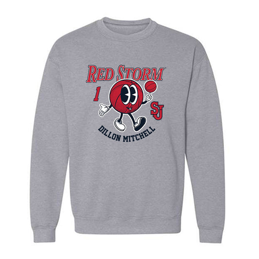 St. Johns - NCAA Men's Basketball : Dillon Mitchell - Fashion Shersey Crewneck Sweatshirt-0