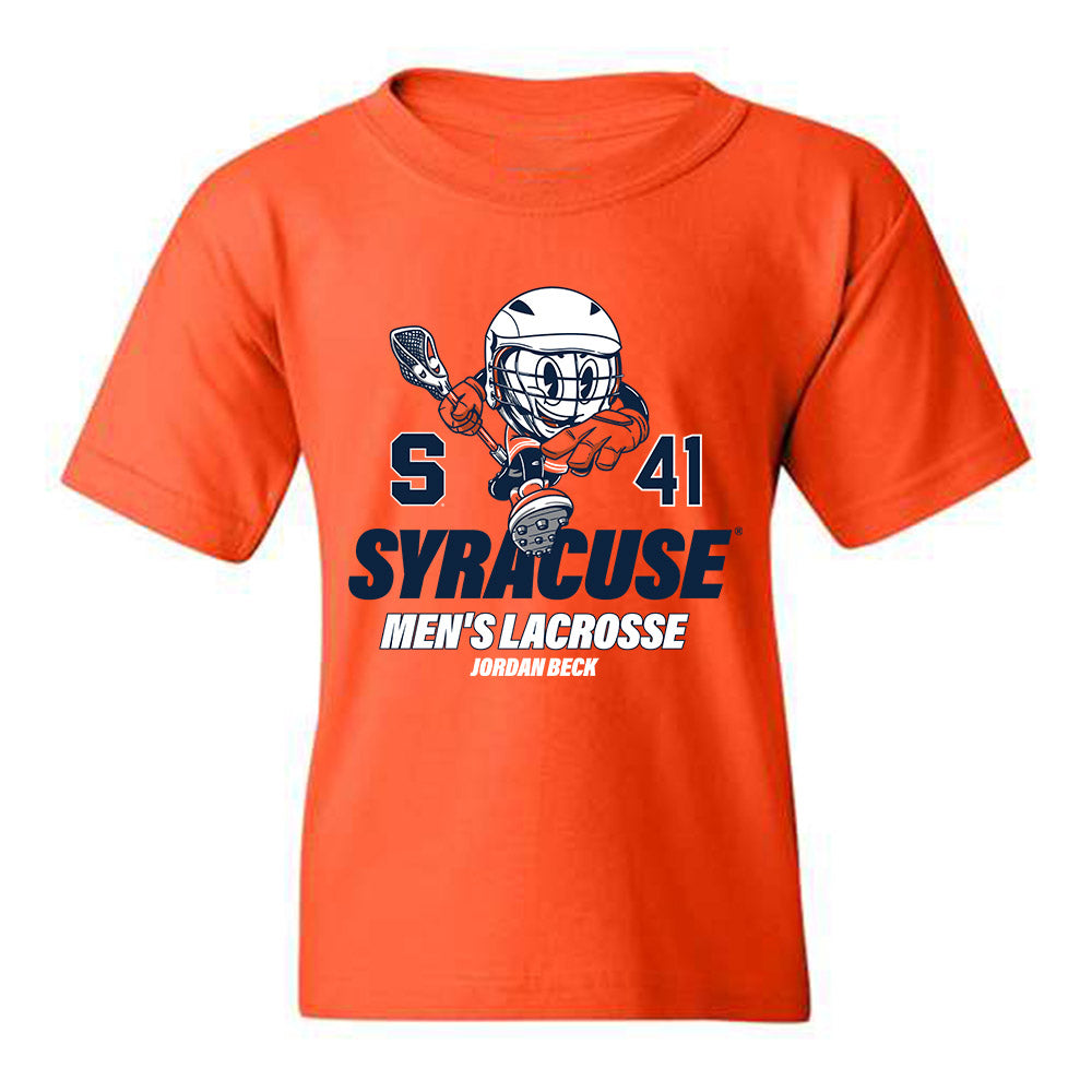 Syracuse - NCAA Men's Lacrosse : Jordan Beck - Fashion Shersey Youth T-Shirt