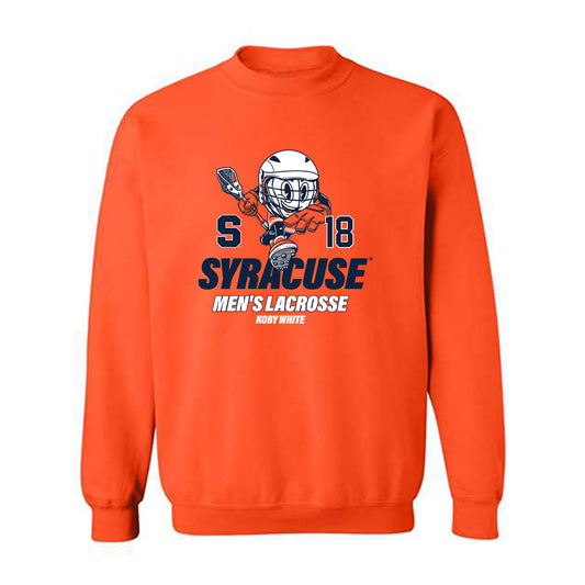 Syracuse - NCAA Men's Lacrosse : Koby White - Fashion Shersey Crewneck Sweatshirt