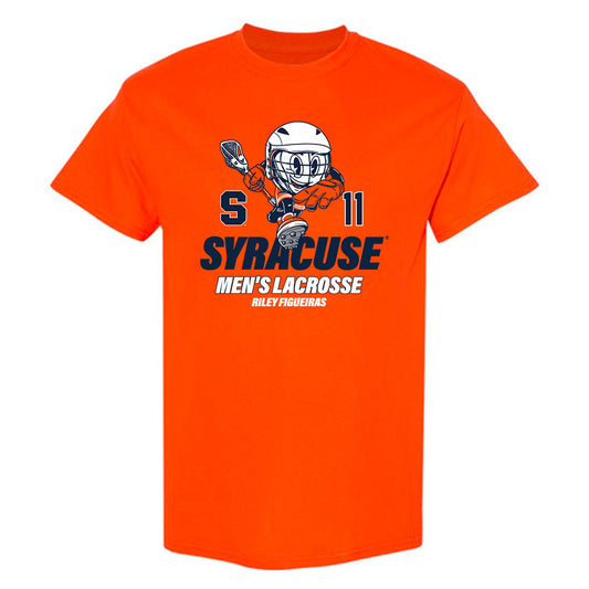 Syracuse - NCAA Men's Lacrosse : Riley Figueiras - Fashion Shersey T-Shirt-0