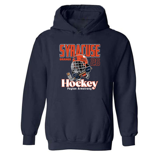 Syracuse - NCAA Women's Ice Hockey : Peyton Armstrong - Fashion Shersey Hooded Sweatshirt-0