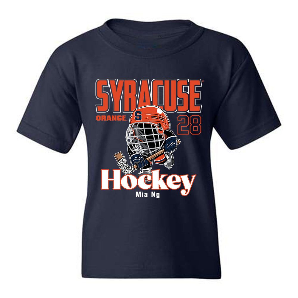 Syracuse - NCAA Women's Ice Hockey : Mia Ng - Fashion Shersey Youth T-Shirt