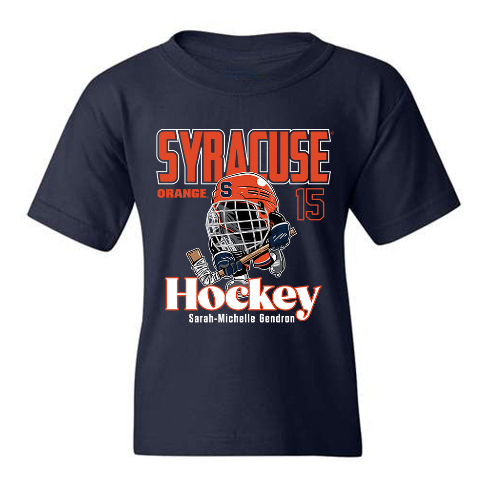 Syracuse - NCAA Women's Ice Hockey : Sarah-Michelle Gendron - Fashion Shersey Youth T-Shirt