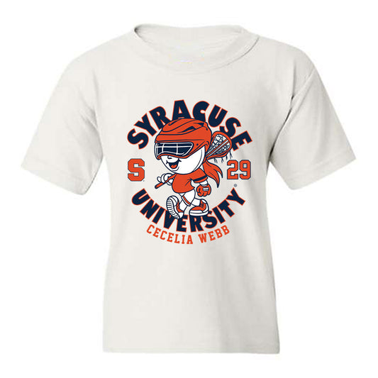 Syracuse - NCAA Women's Lacrosse : Cecelia Webb - Fashion Shersey Youth T-Shirt-0