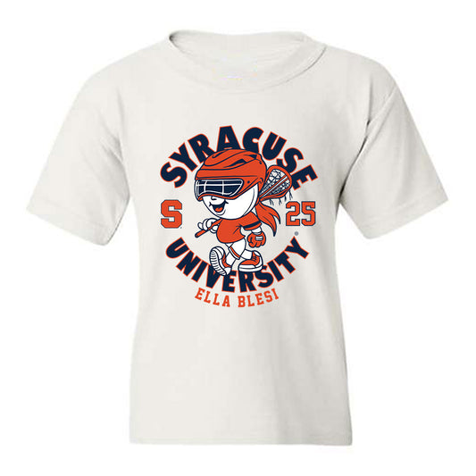 Syracuse - NCAA Women's Lacrosse : Ella Blesi - Fashion Shersey Youth T-Shirt-0