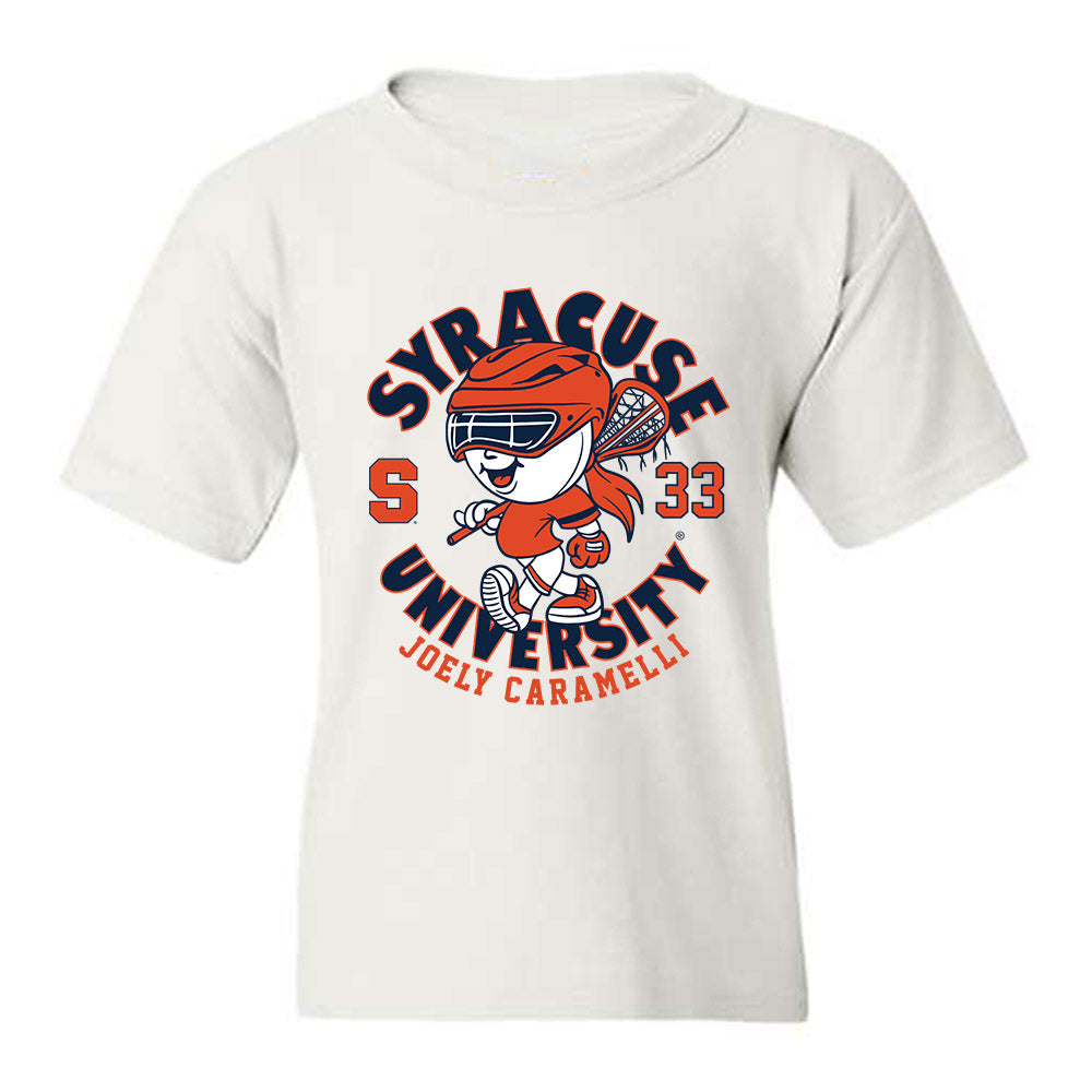 Syracuse - NCAA Women's Lacrosse : Joely Caramelli - Fashion Shersey Youth T-Shirt-0