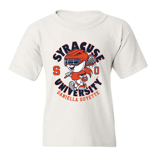 Syracuse - NCAA Women's Lacrosse : Daniella Guyette - Fashion Shersey Youth T-Shirt-0