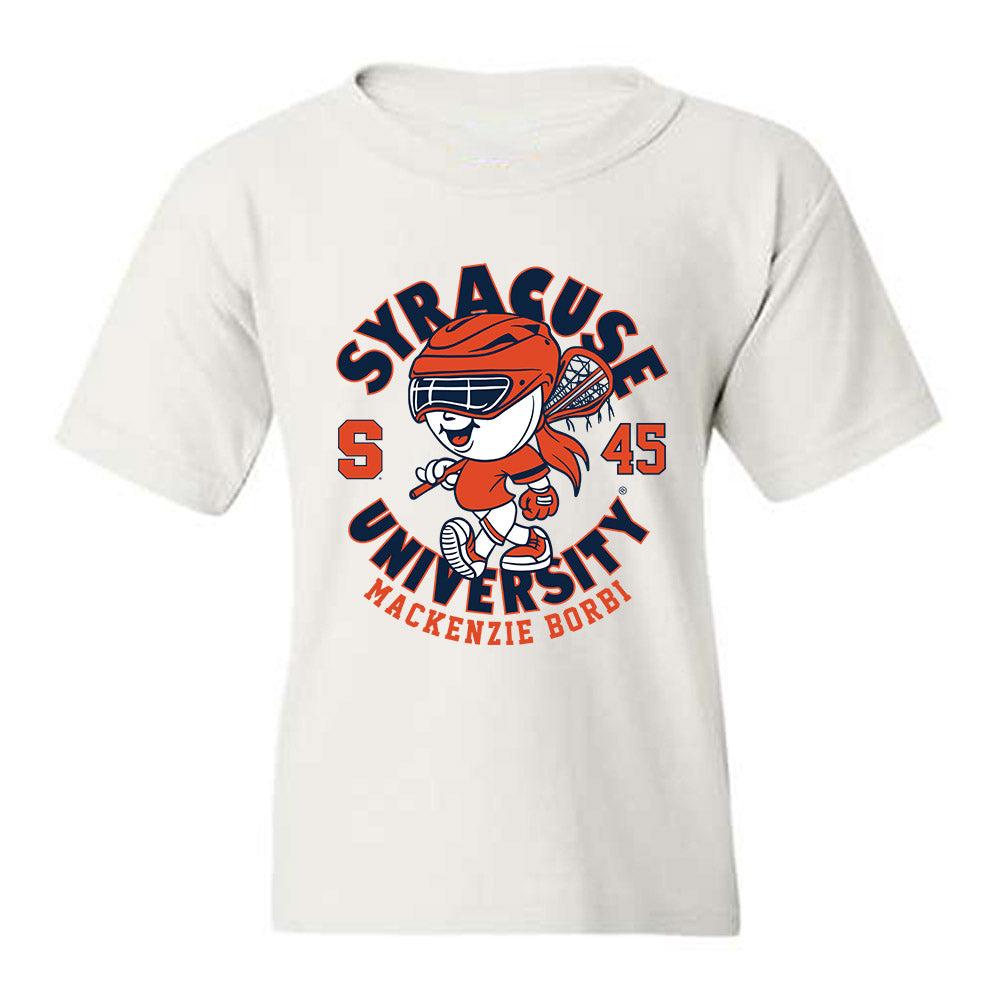 Syracuse - NCAA Women's Lacrosse : Mackenzie Borbi - Fashion Shersey Youth T-Shirt-0