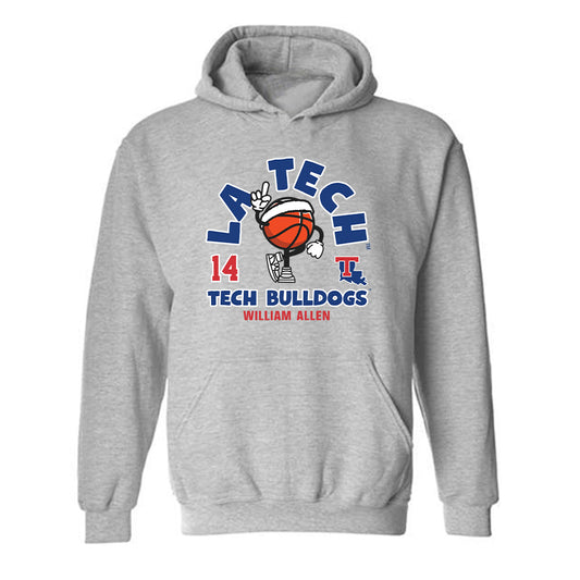 LA Tech - NCAA Men's Basketball : William Allen - Fashion Shersey Hooded Sweatshirt