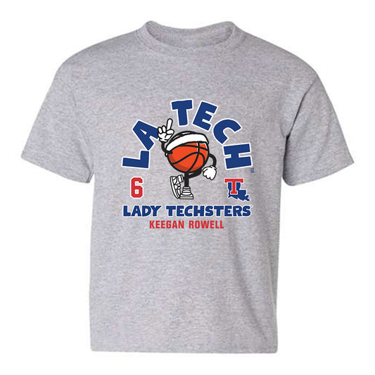 LA Tech - NCAA Men's Basketball : Keegan Rowell - Fashion Shersey Youth T-Shirt-0