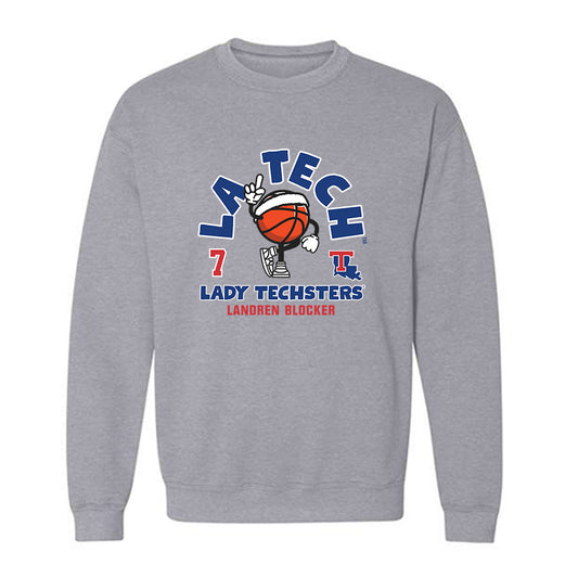 LA Tech - NCAA Men's Basketball : Landren Blocker - Fashion Shersey Crewneck Sweatshirt