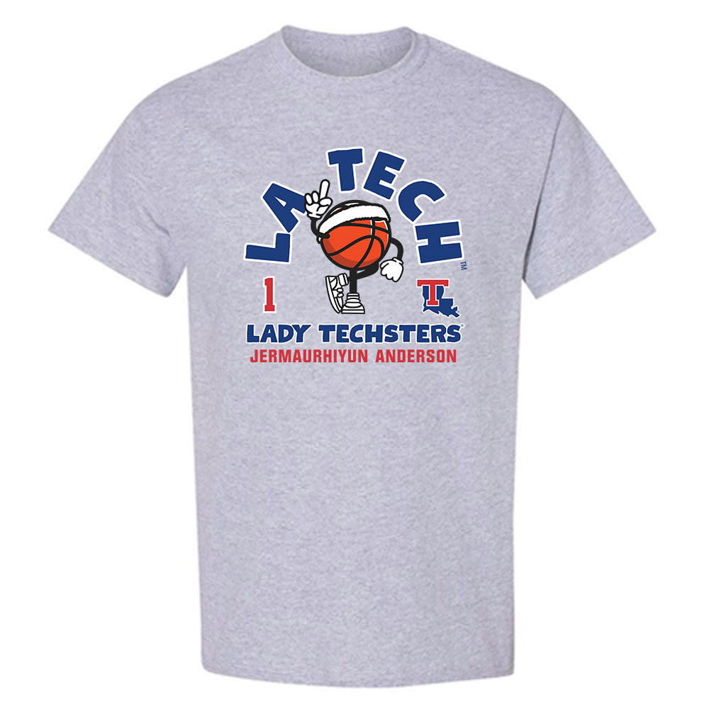 LA Tech - NCAA Men's Basketball : Jermaurhiyun Anderson - Fashion Shersey T-Shirt-0