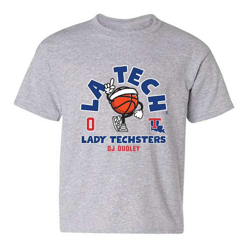 LA Tech - NCAA Men's Basketball : DJ Dudley - Fashion Shersey Youth T-Shirt-0