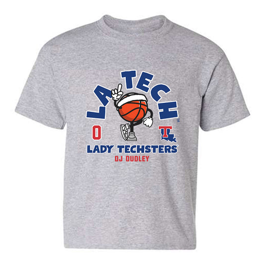 LA Tech - NCAA Men's Basketball : DJ Dudley - Fashion Shersey Youth T-Shirt-0